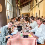 Sala del pranzo di fine attività ELO ETS 2026 – Trattoria Mattarel Cascina Biblioteca